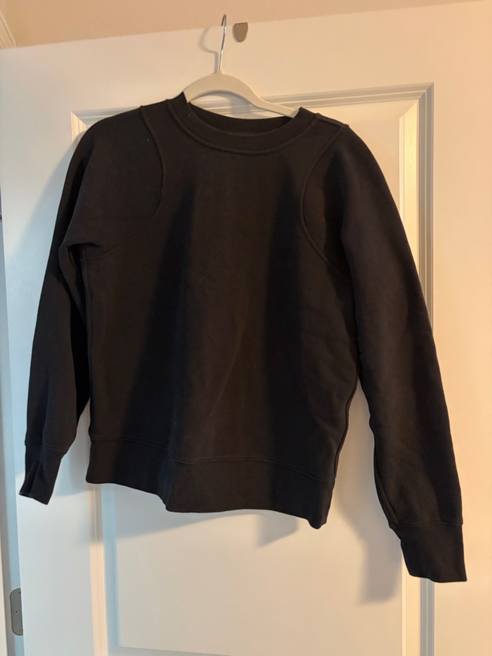 Lululemon Classic Black Crewneck Sweatshirt